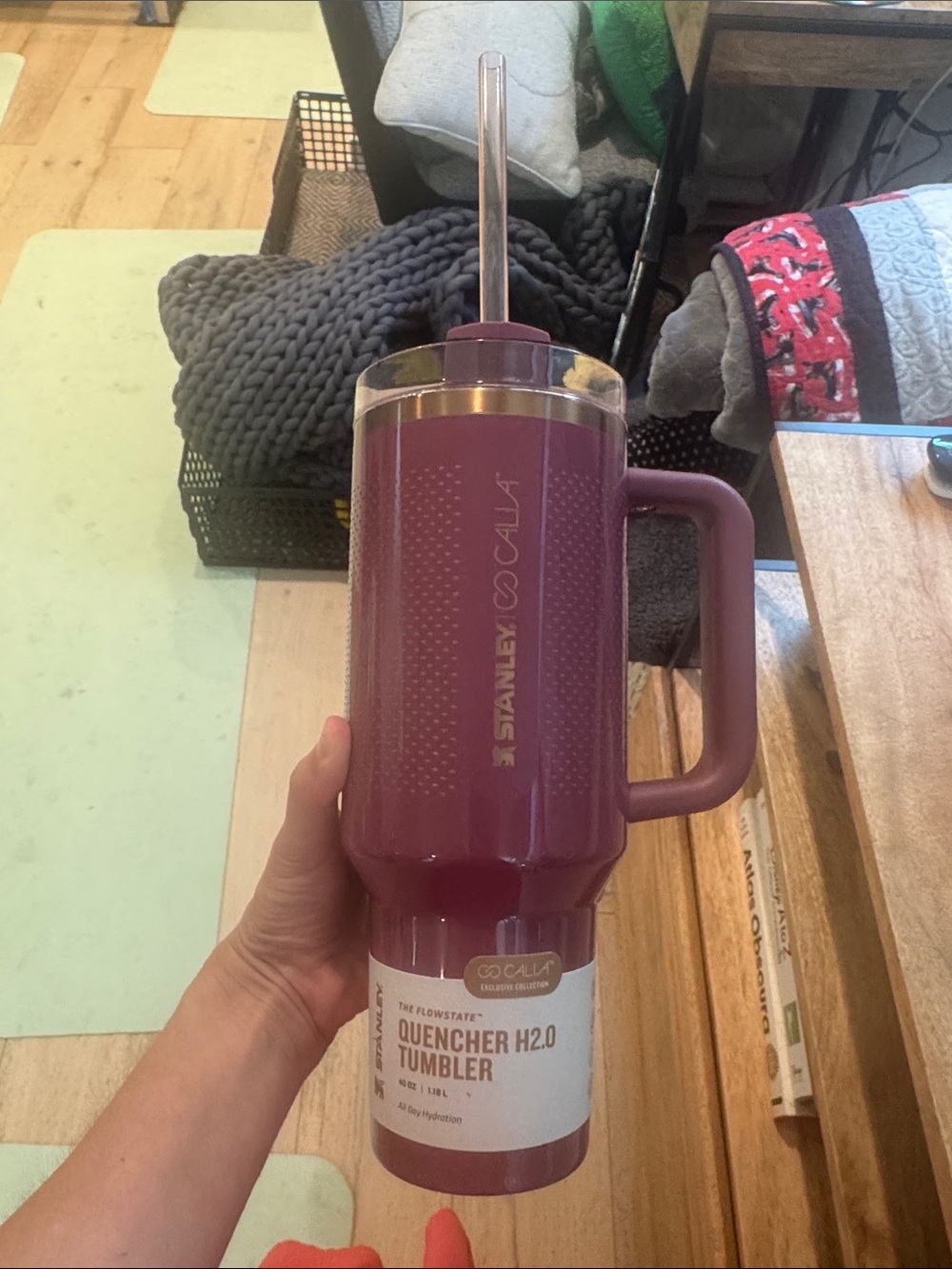 Cala yeti Quencher H2.0 Tumbler - Raspberry never used